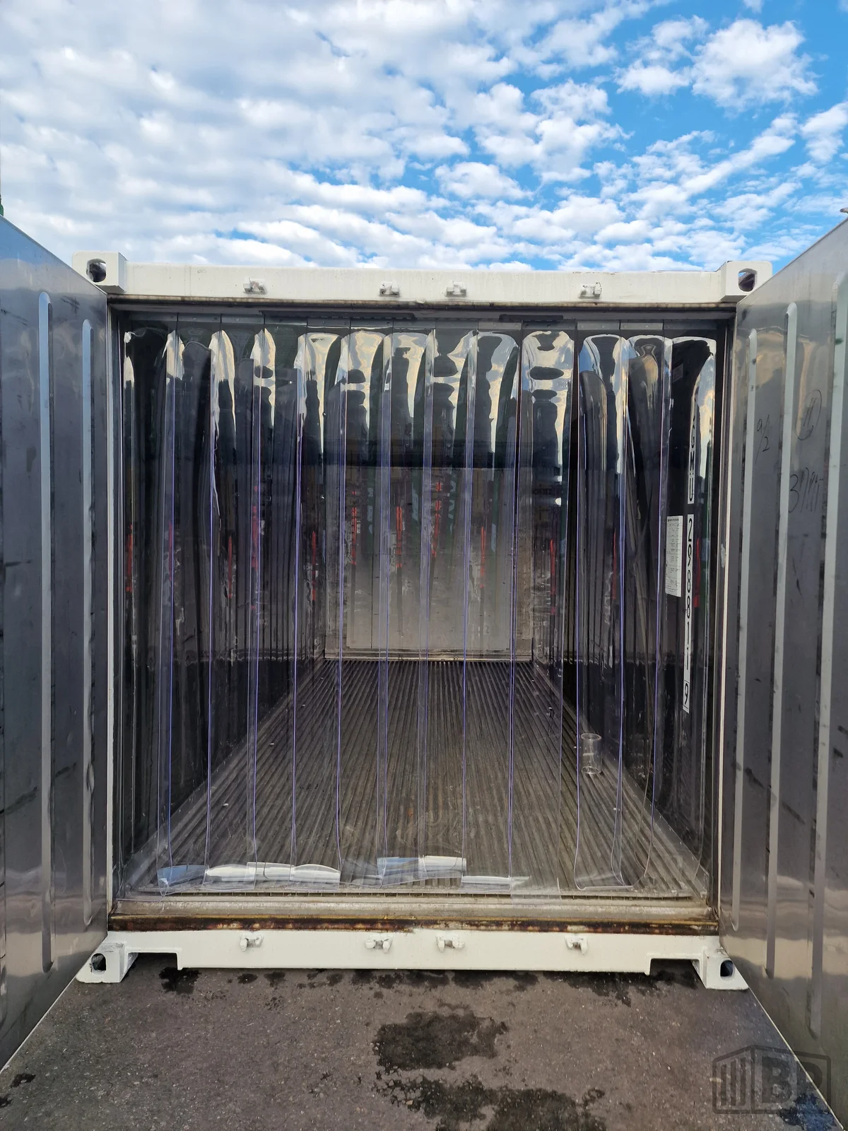 PVC Lamellenvorhang für 20RE Kühlcontainer – 2.25 m breit