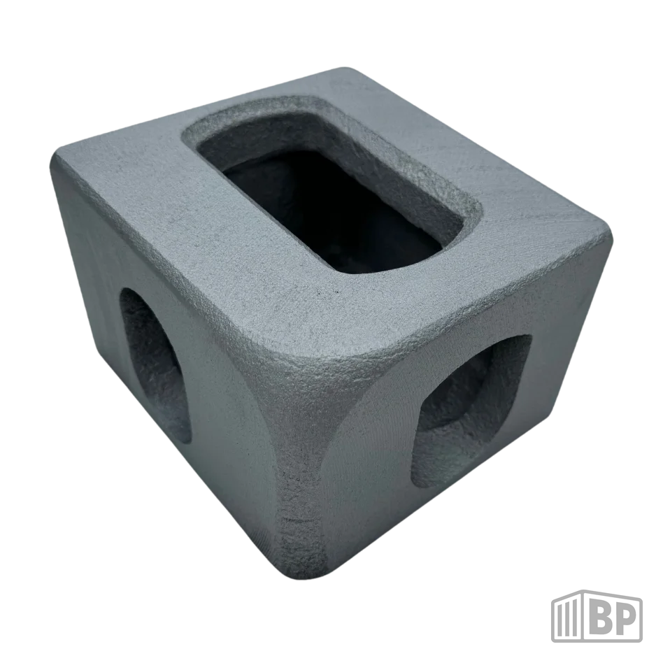 Cornercasting Standard ISO Blank Steel Top left