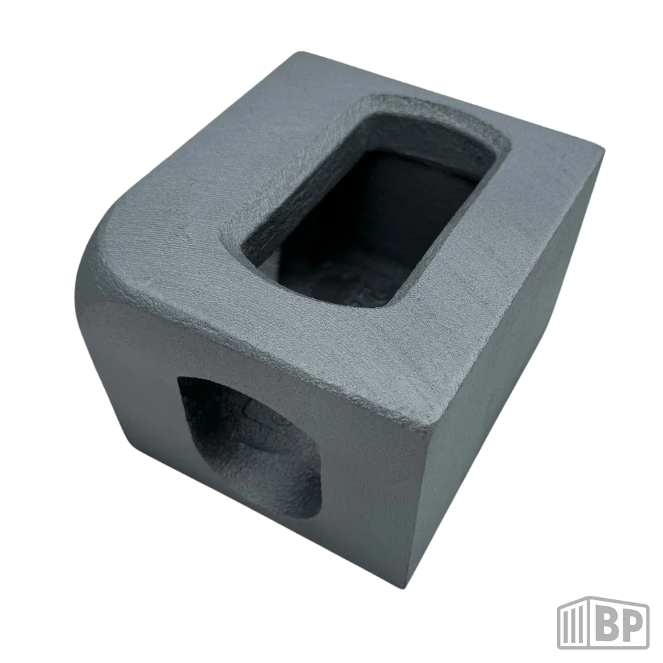 Cornercasting Standard ISO Blank Steel Top right