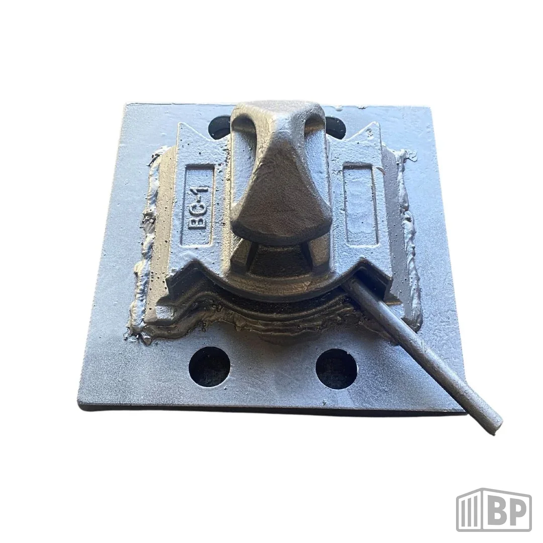 Dovetail Twistlock mit Bodenplatte