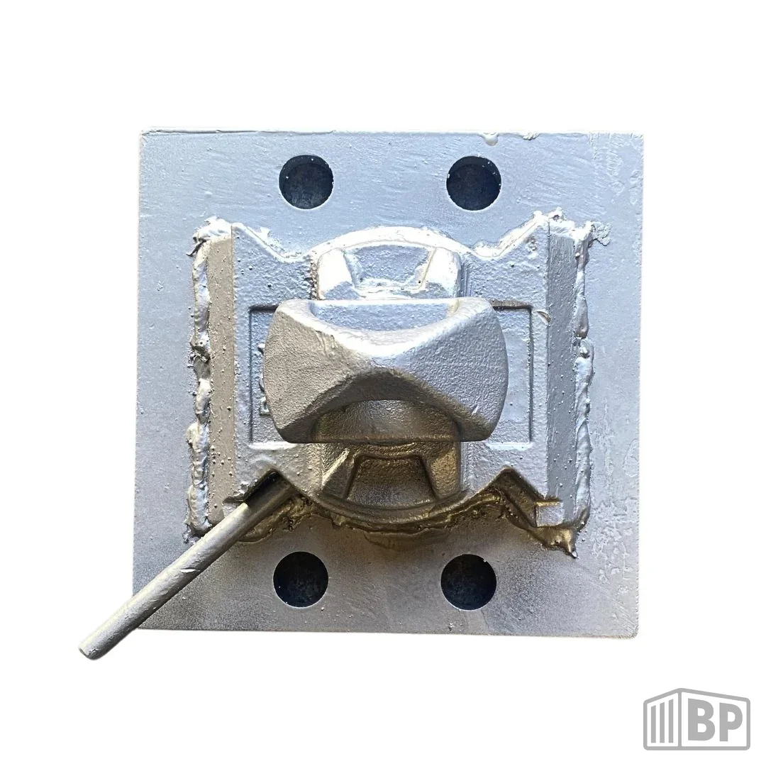 Dovetail Twistlock mit Bodenplatte